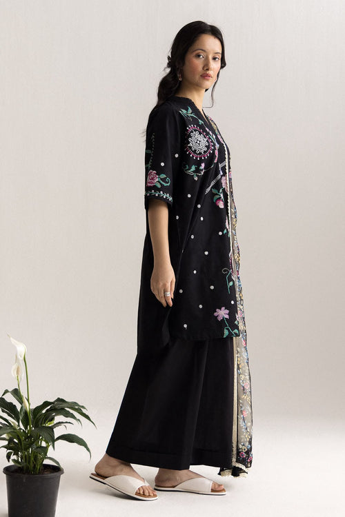COCO 9065 Premium Dhanak Embroidered 3-Piece| Unstitched Winter Suit