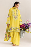 COCO 9048 Premium Dhanak Embroidered 3-Piece Unstitched Winter Collection