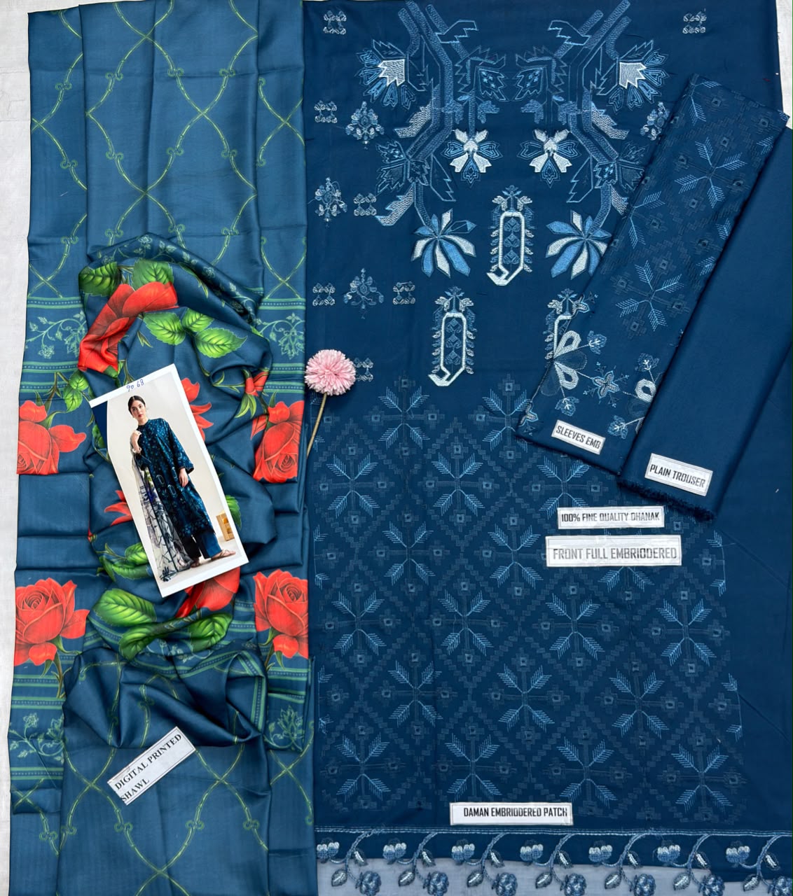 Winter Collection Dhanak Suit – Coco 9068